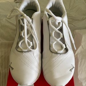 Like new, white Puma Ella Lace-Up Shoes